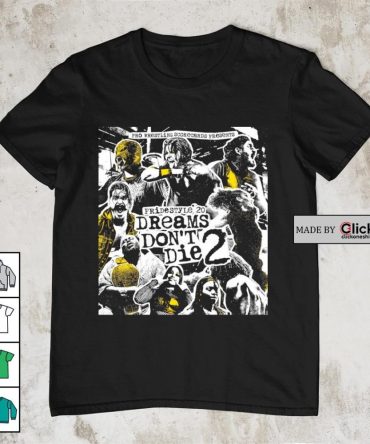 Pro Wrestling Scorecards Presents Pridestyle 20 Dreams Don'T Die 2 Graphic Shirt