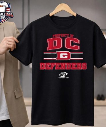 Property Of Dc Defenders Ufl United Football League T-Shirt