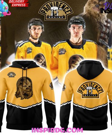Providence Bruins Star Wars Chewbacca Night 2025 All Over Print Hoodie, 3D Hoodie