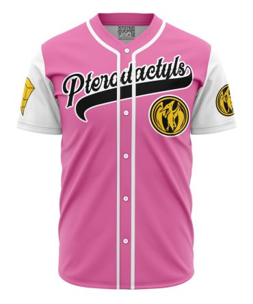 Pink Pterodactyls Kimberly Hart Power Rangers Baseball Jersey
