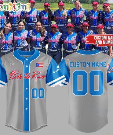 Puerto Rico Softball 2024 Custom Jersey Shirt