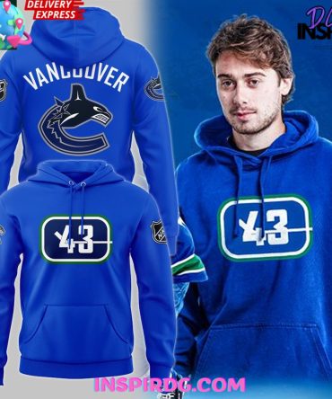 Quinn Hughes Vancouver Canucks Premium Hoodie