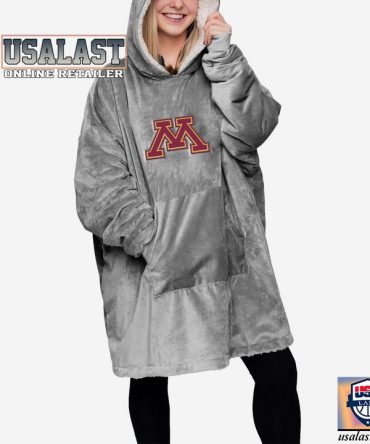 Ncaa Minnesota Golden Gophers Blanket Hoodie Hoodie Blanket