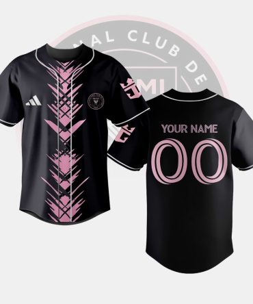 Customizable Black & Pink Soccer Jersey - Personalize With Name & Number