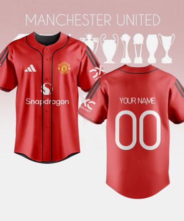 Customize Your Manchester Red Soccer Jersey – Add Name & Number!