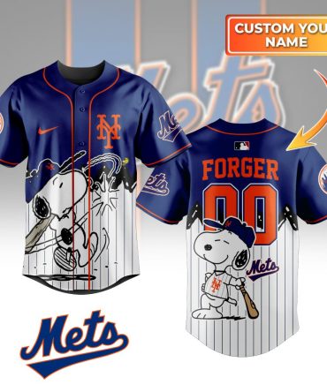 Customizable Ny Baseball Jersey With Snoopy Design – Perfect Gift For Fans!