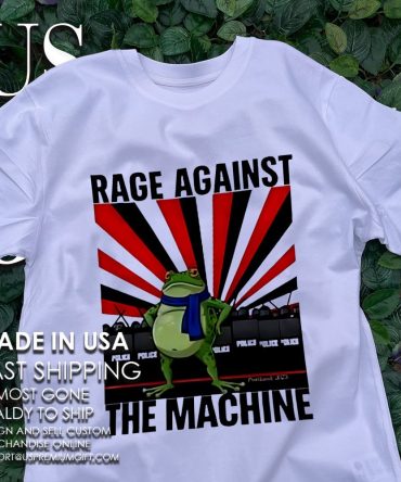 Rage Against The Machine Frog Political Protest Shirt