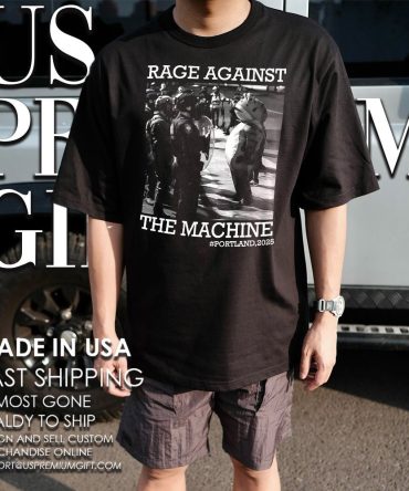 Rage Against The Machine Portland Frog Protest 2025 Shirt