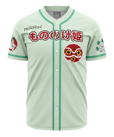 Raging Princess Mononoke Studio Ghibli Baseball Jersey