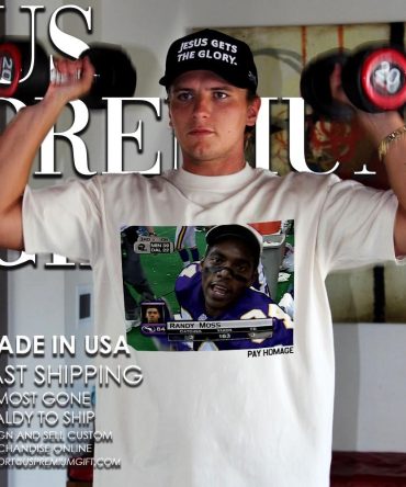 Randy Moss Minnesota Vikings Nfl Pay Homage Photo Shirt