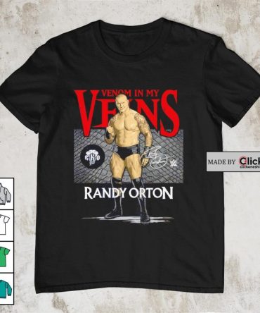 Randy Orton Venom In My Veins Signature Wwe Retro Shirt