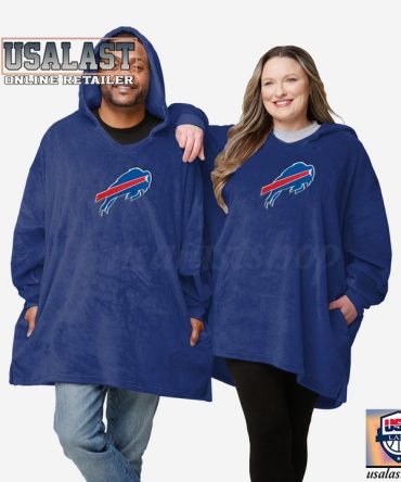 New Nfl Buffalo Bills Lightweight Blanket Hoodie Hoodie Blanket