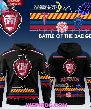 Reading Royals Battle Of The Badges 2025 All Over Print Hoodie, 3D Hoodie