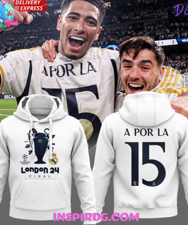 Real Madrid Uefa Champions League Final London 2024 A Por La 15 Hoodie