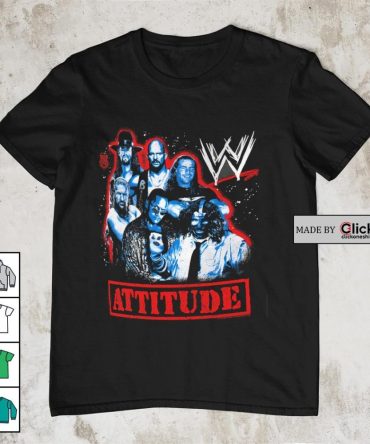 Ripple Junction Wwe Attitude Era Collage Shirt