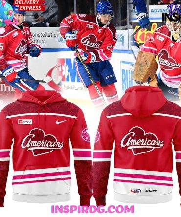 Rochester Americans Red Threads Uniform All Over Print Hoodie, 3D Hoodie