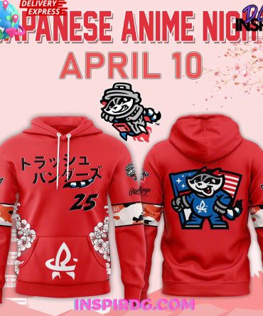 Rocket City Trash Pandas Japanese Anime Night 2025 All Over Print Hoodie, 3D Hoodie