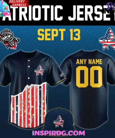Rocket City Trash Pandas X 2025 Patriotic Night Special Jersey