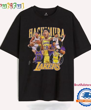 Rui Hachimura Los Angeles Lakers Nba Multi Photo Player Signed T Shirt