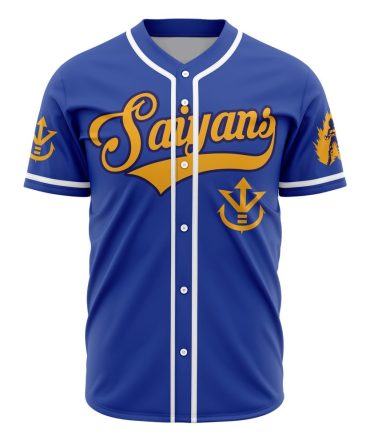Unleash Your Inner Warrior: Blue Saiyans Baseball Jersey - Premium Design & Comfort
