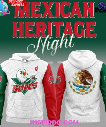 San Diego Gulls Mexican Heritage Night 2025 All Over Print Hoodie, 3D Hoodie
