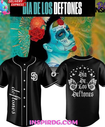 San Diego Padres Dia De Los Deftones Special Baseball Jersey