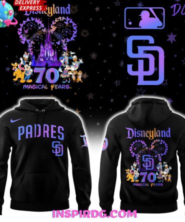 San Diego Padres Disneyland 70Th Magical Years Special All Over Print Hoodie