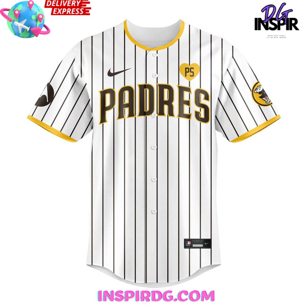 San Diego Padres October Ready Clinched 2024 Stripe Baseball Jersey - Image 2
