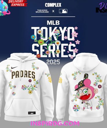 San Diego Padres Takashi Murakami X Mlb World Tour Tokyo Series 2025 All Over Print Hoodie, 3D Hoodie