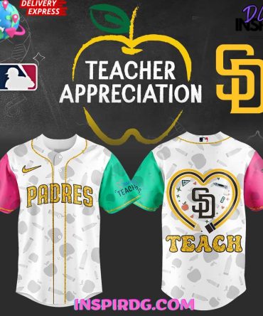 San Diego Padres Teacher Appreciation 2025 Baseball Jersey