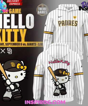 San Diego Padres X Hello Kitty Stripe Hoodie