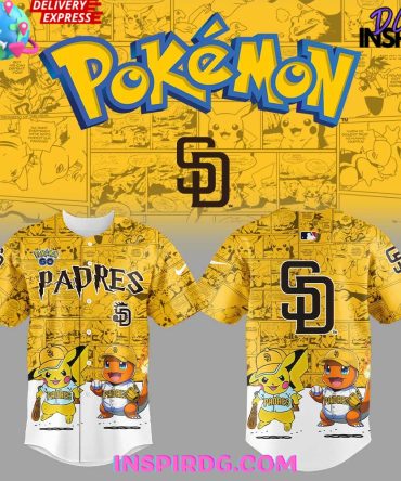 San Diego Padres X Pokémon Go Special Baseball Jersey