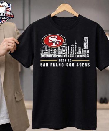 San Francisco 49Ers 2025-26 Skyline Names Logo Unisex Shirt