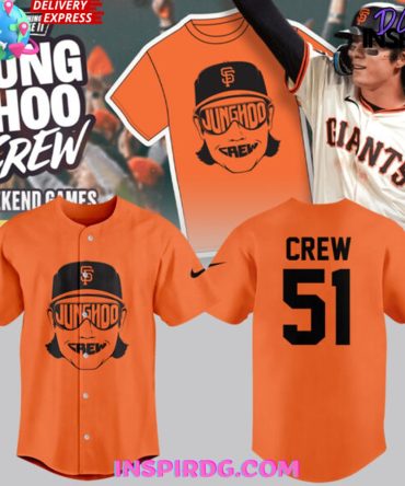 San Francisco Giants Jung Hoo Crew 2025 Baseball Jersey