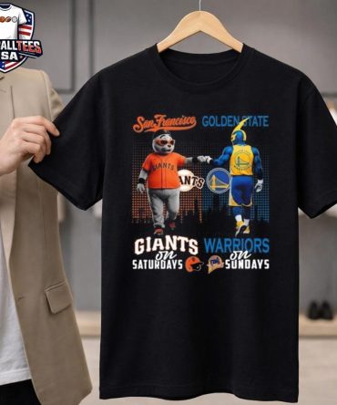 San Francisco Giants On Saturdays X Golden State Warriors On Sundays Mascot 2026 Unisex Shirt