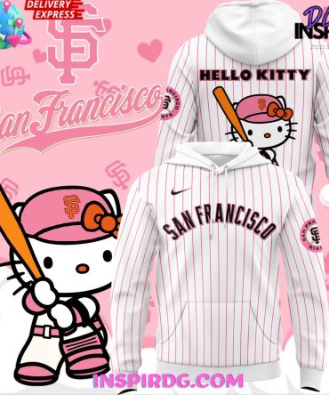 San Francisco Giants X Hello Kitty Night 2024 Stripe Hoodie