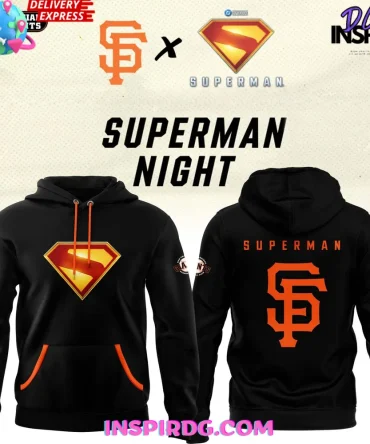 San Francisco Giants X Superman Dc Studio 2025 All Over Print Hoodie