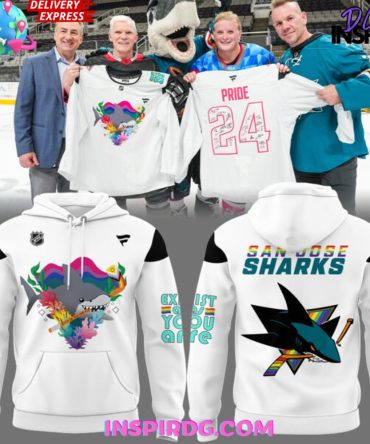 San Jose Sharks Pride Night 2025 All Over Print Hoodie, 3D Hoodie