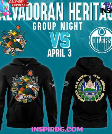 San Jose Sharks Salvadoran Heritage Night 2025 All Over Print Hoodie, 3D Hoodie