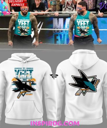 San Jose Sharks Yeet Limited Edition White All Over Print Hoodie, 3D Hoodie
