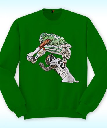 Saquon Barkley Jump Hurdle Backwards Sweatshirt, Philadephia Football