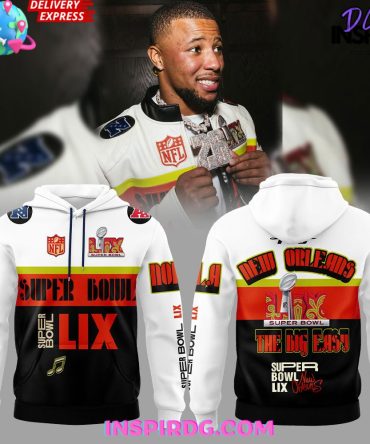 Saquon Barkley Super Bowl Lix Pro Standard City Pinnacle All Over Print Hoodie, 3D Hoodie