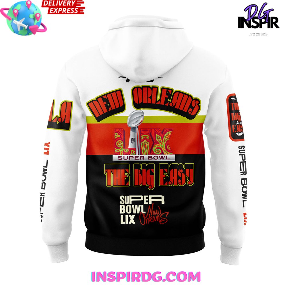 Saquon Barkley Super Bowl Lix Pro Standard City Pinnacle All Over Print Hoodie, 3D Hoodie - Image 3