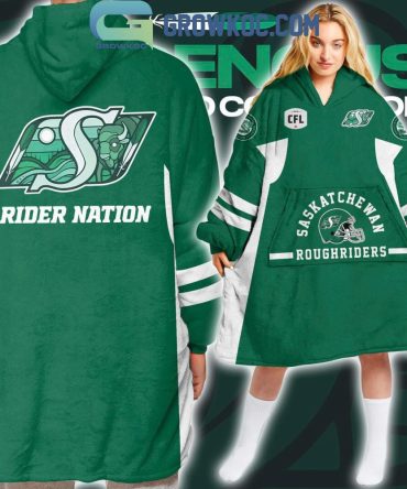 Saskatchewan Roughriders Rider Nation Blanket Hoodie