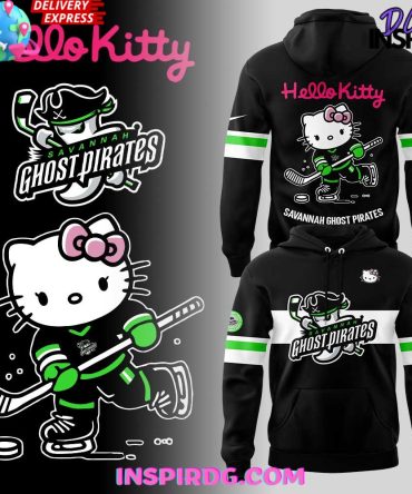 Savannah Ghost Pirates Hello Kitty 2025 Special All Over Print Hoodie, 3D Hoodie