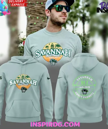 Savannah Ghost Pirates Parrots Style Hawaiian All Over Print Hoodie