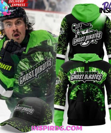 Get Game-Ready: Savannah Ghost Pirates Hoodie - Perfect For Fans!