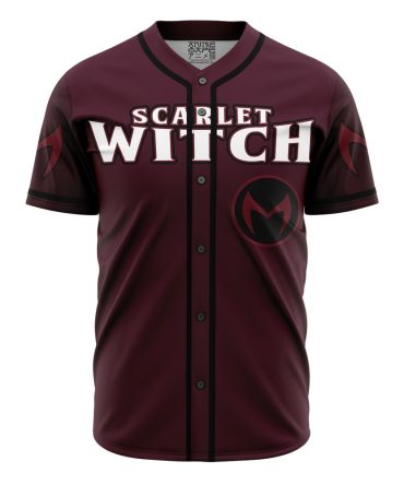 Scarlet Witch Marvel Baseball Jersey