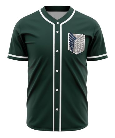 Explore The World In Style: Green Anime-Inspired Baseball Jersey – Perfect For Fans!