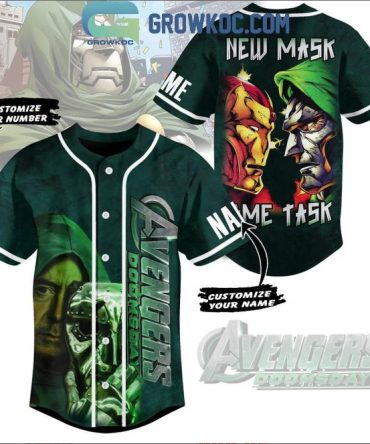 Custom Avengers Doomsday Jersey - Personalize Your Name & Number - Unique Superhero Design